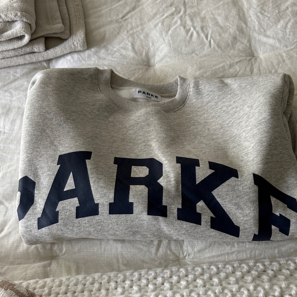 Parke Official Light Gray Crewneck Sweatshirt S/M.